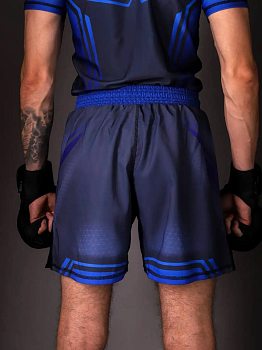 Шорты NEW ARMOR СОЮЗ ММА синий