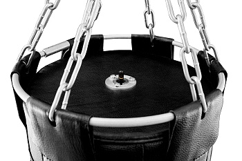 Мешок боксерский гелевый AEROGEL TOTALBOX кожа, черн, 35*150-80