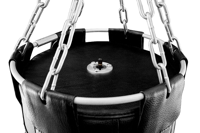 Мешок боксерский гелевый AEROGEL TOTALBOX кожа, черн, 35*150-80