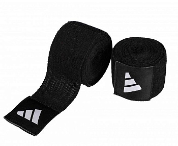 adiBP031S Бинты боксерские Boxing IBA Pro Hand Wrap черные