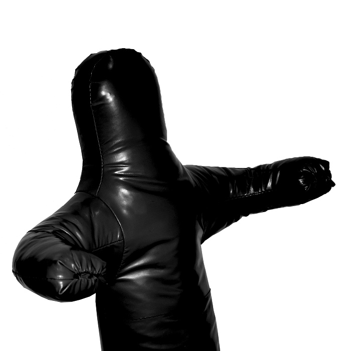 Манекен борцовский 2-у ногий тент черный