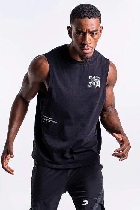 Майка Make 'Em Miss Черный BOXRAW