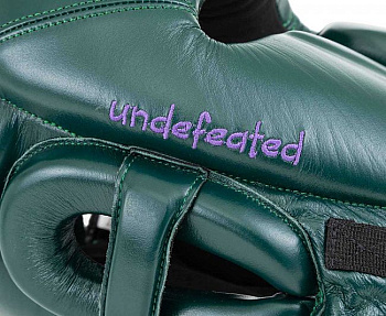 C162 Шлем боксерский Clinch Undefeated темно-зеленый