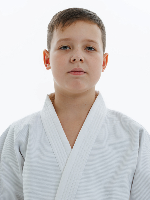 Кимоно детское джиу-джитсу Puncher White (без пояса)