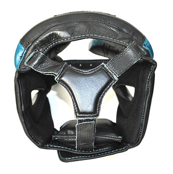 31-71 Kiboshu Шлем защита щек Prof 2/Черный с зеленым/Кожа