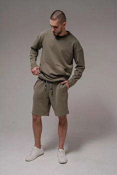 Свитшот оверсайз PUNCHER 5505Б оливковый