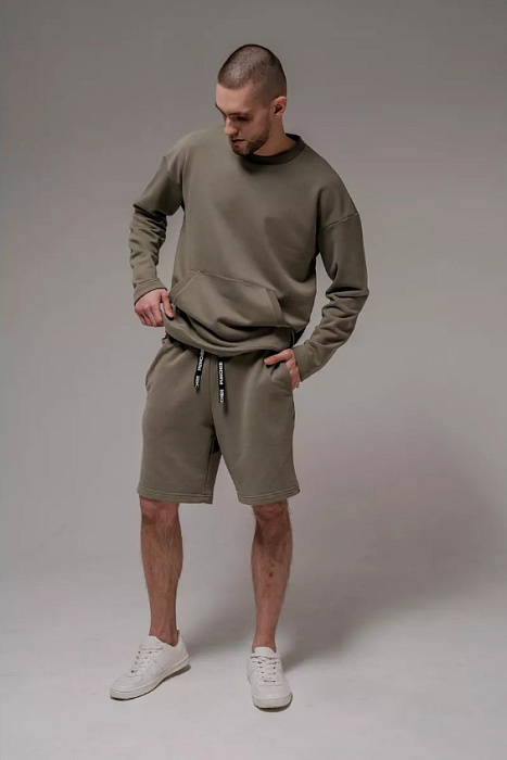 Свитшот оверсайз PUNCHER 5505Б оливковый