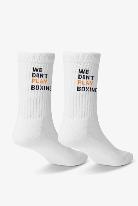 Носки We Don't Play Boxing (3 пары) (Белый, M)