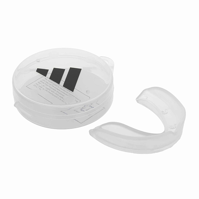 adiBP09 Капа одночелюстная Single Mouth Guard прозрачная (размер Junior)