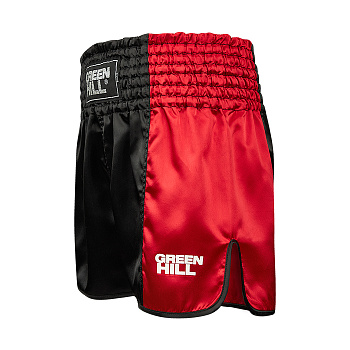 BS-10694RU шорты для кикбоксинга RING чёрно-красные