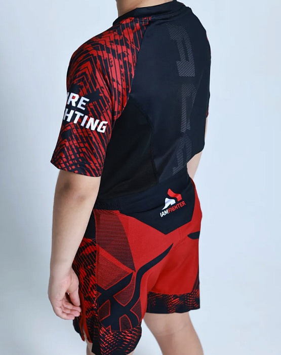 Шорты детские I Am Fighter ACA mma красные