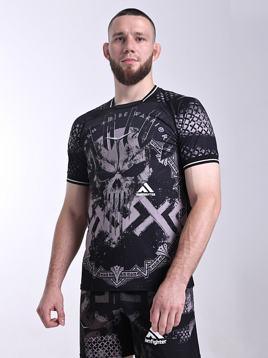 Футболка череп I Am Fighter - HD168/25