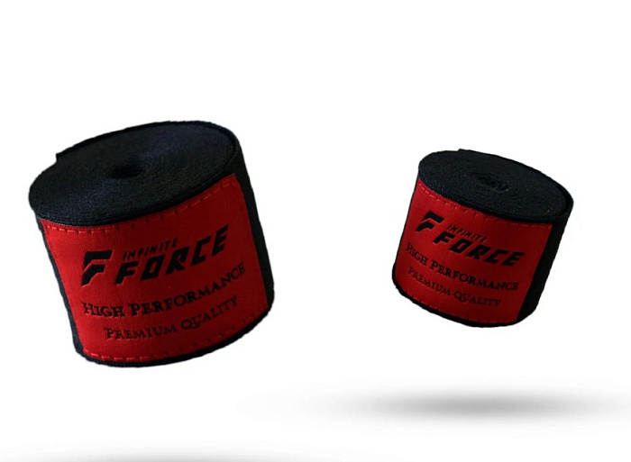 Боксерские бинты Infinite Force Premium Performance Red