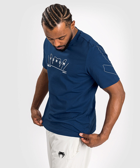 Футболка Venum Snake Print Navy Blue