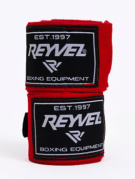 Бинт с эластаном в футляре Размер 3м (Красный)