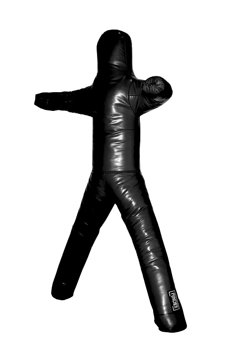 Манекен борцовский 2-у ногий тент черный