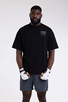 Футболка Hold 'Em Scold 'Em Oversized Черный