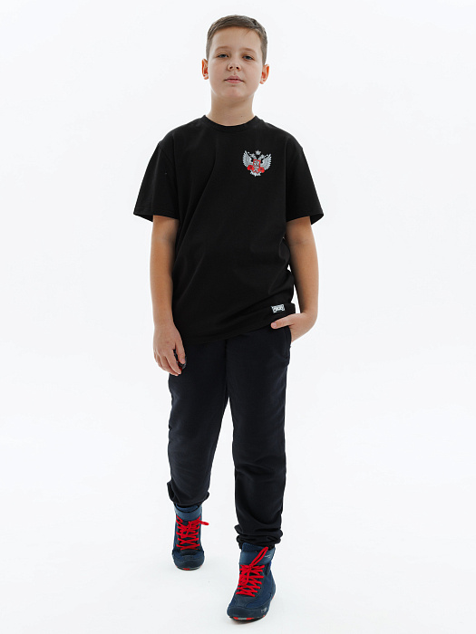 Футболка детская Puncher ФБ России 5.0 черный