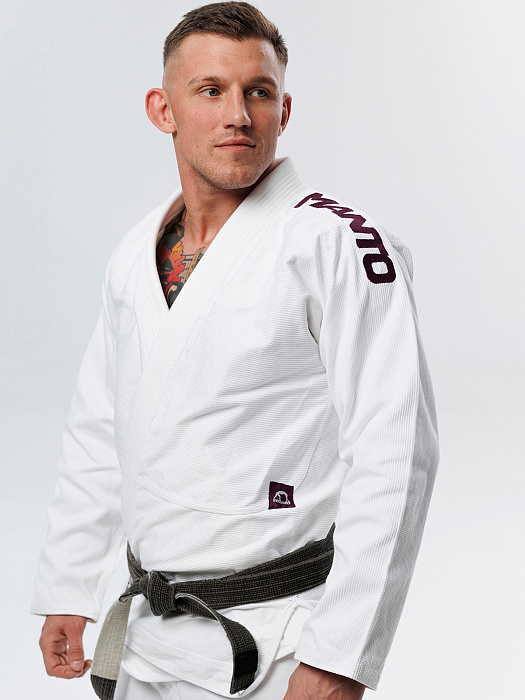Кимоно MANTO "X5" BJJ GI white - ferozi