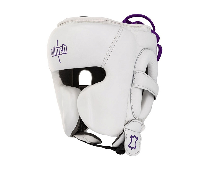 C162 Шлем боксерский Clinch Undefeated белый