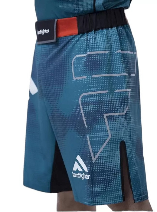 Шорты iamfighter BLUE OCEANIC Neon