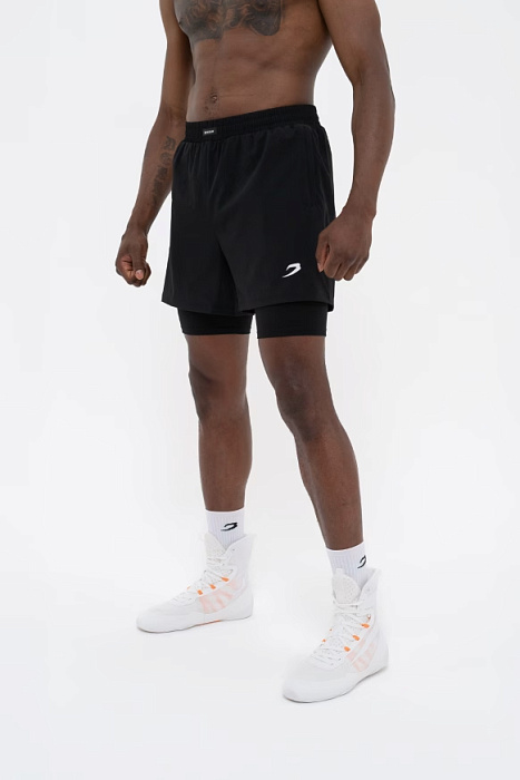 Шорты Valdes 2 в 1 Черный