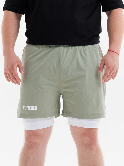Шорты Puncher 2 в 1 Olive