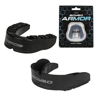 Капа BoyBo Armor MD255 Premium, одночелюстная, чёрный (ТАЙВАНЬ)