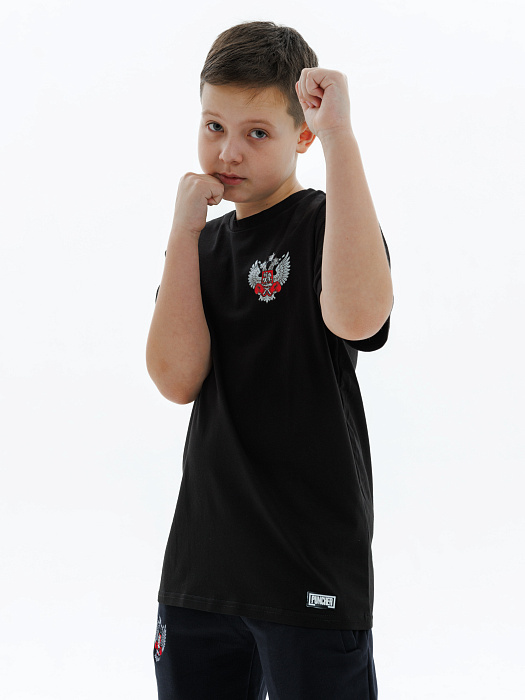 Футболка детская Puncher ФБ России 5.0 черный