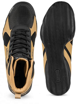 Боксерки Lonsdale Heskin черн/золот/бел.