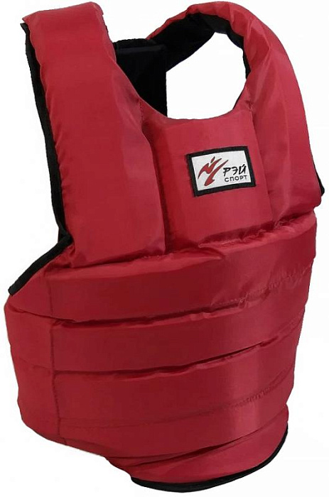 Жилет защитный для единоборств ЧЕРЕПАХА-2 Красн