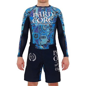 Рашгард Hardcore Training Knight Navy/Blue LS