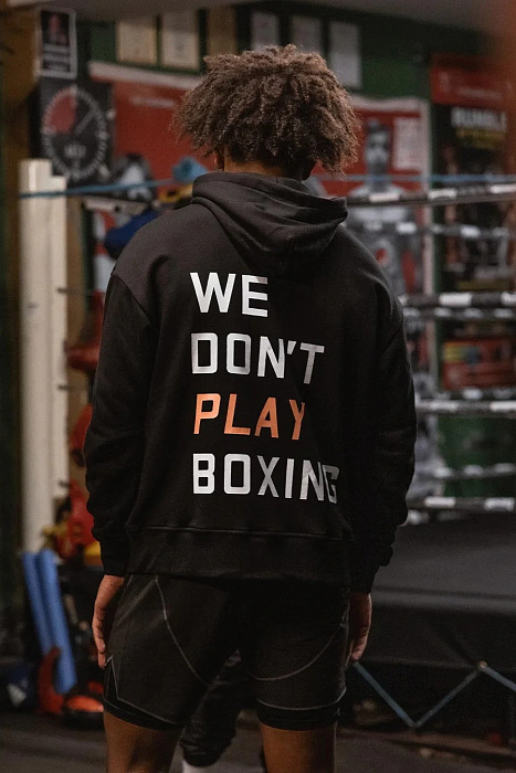 Худи We Don't Play Boxing Boxraw  (Черный)