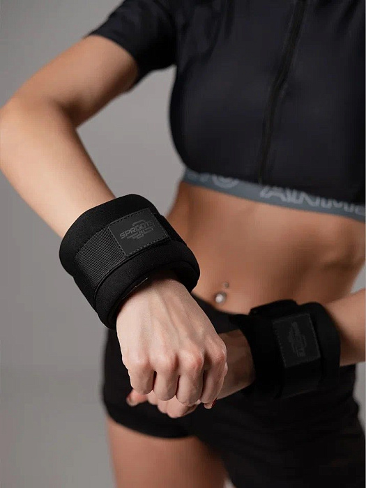 Утяжелители неопреновые Sproots (черные) 