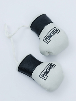 Сувенирные перчатки Puncher Бело Черные