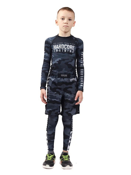 Детские компрессионные штаны Hardcore Training Cow Camo