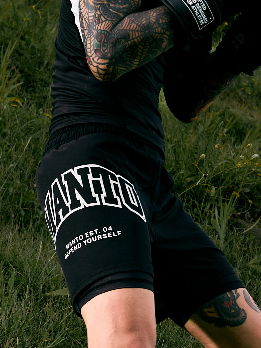 Шорты Manto VARSITY черные
