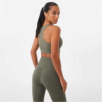 Топ женский Everlast Medium Support Sports Bra Khaki