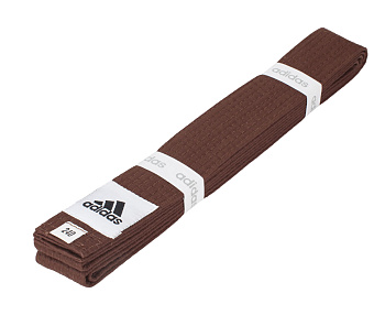 adiB220 Пояс для единоборств Club коричневый