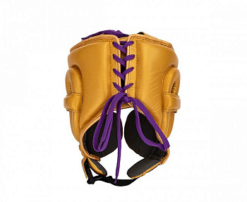 C162 Шлем боксерский Clinch Undefeated золотой