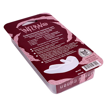 Защита рта (капа) FLAMMA - Inferno mint с футляром (EVA мятный, взрослый (11), Белый)