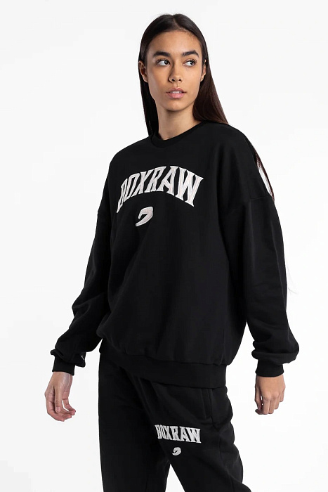 Свитшот женский East Street Boxraw Черный 