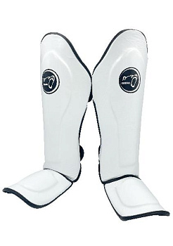 36-30 Kiboshu Защита голени и стопы G55/Белый/Кожа
