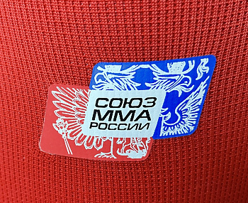 Защита голени и cтопа SS005BE, союз мма России, красный