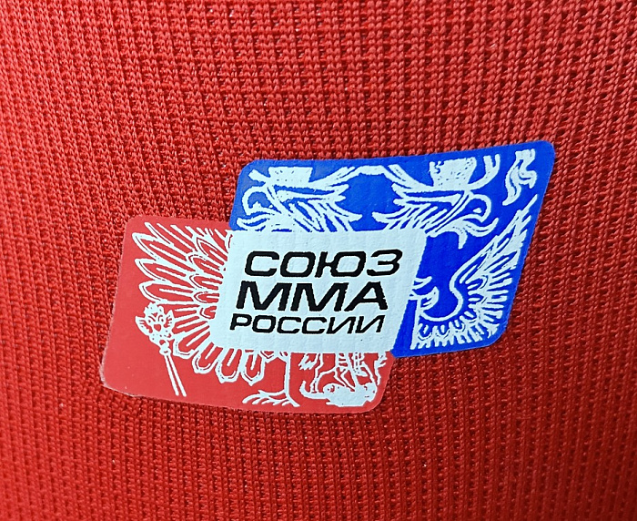 Защита голени и cтопа SS005BE, союз мма России, красный