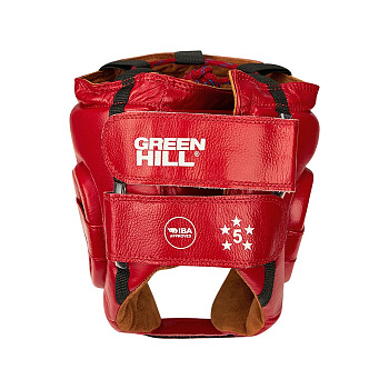 HGF-4012 Боксерский шлем FIVE STAR одобренный IBA красный