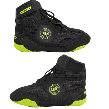 Борцовки BoyBo Fusion, серый с зелёным, BB252