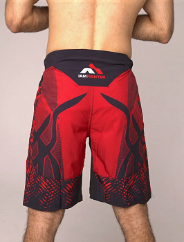 Шорты I Am Fighter ACA mma красные
