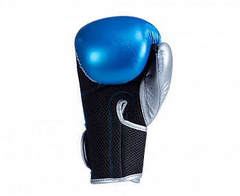 C127 Перчатки боксерские Clinch Kids сине-серебристые