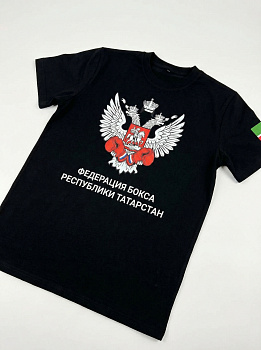 Футболка детская Федерация Бокса РТ Черная